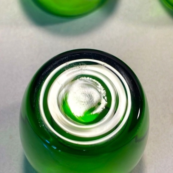 Handblown Tilt Ball Decanter & Cordials Set Cambridge Glass Co Circa 1930’s EUC - Picture 16 of 16